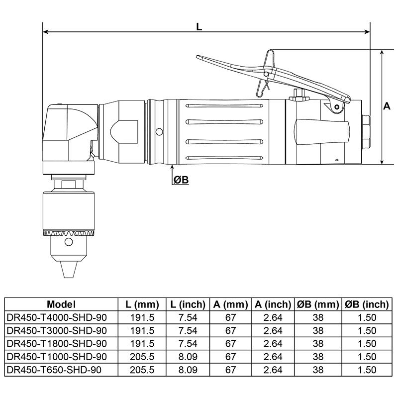 DR450-T4000-SHD-90 product photo