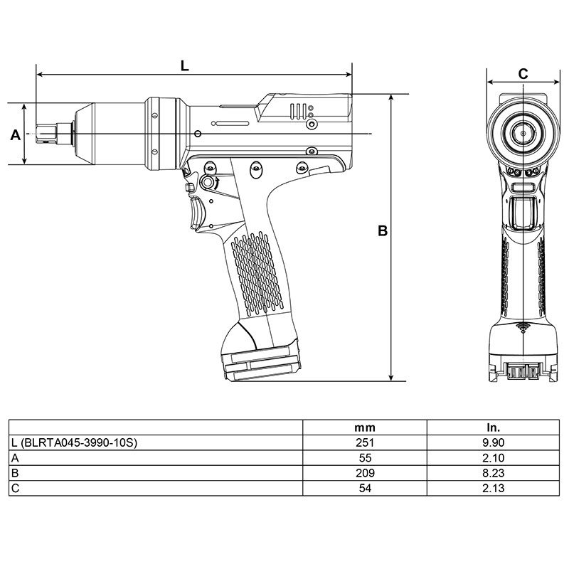 BLRTA045-3990-10S product photo