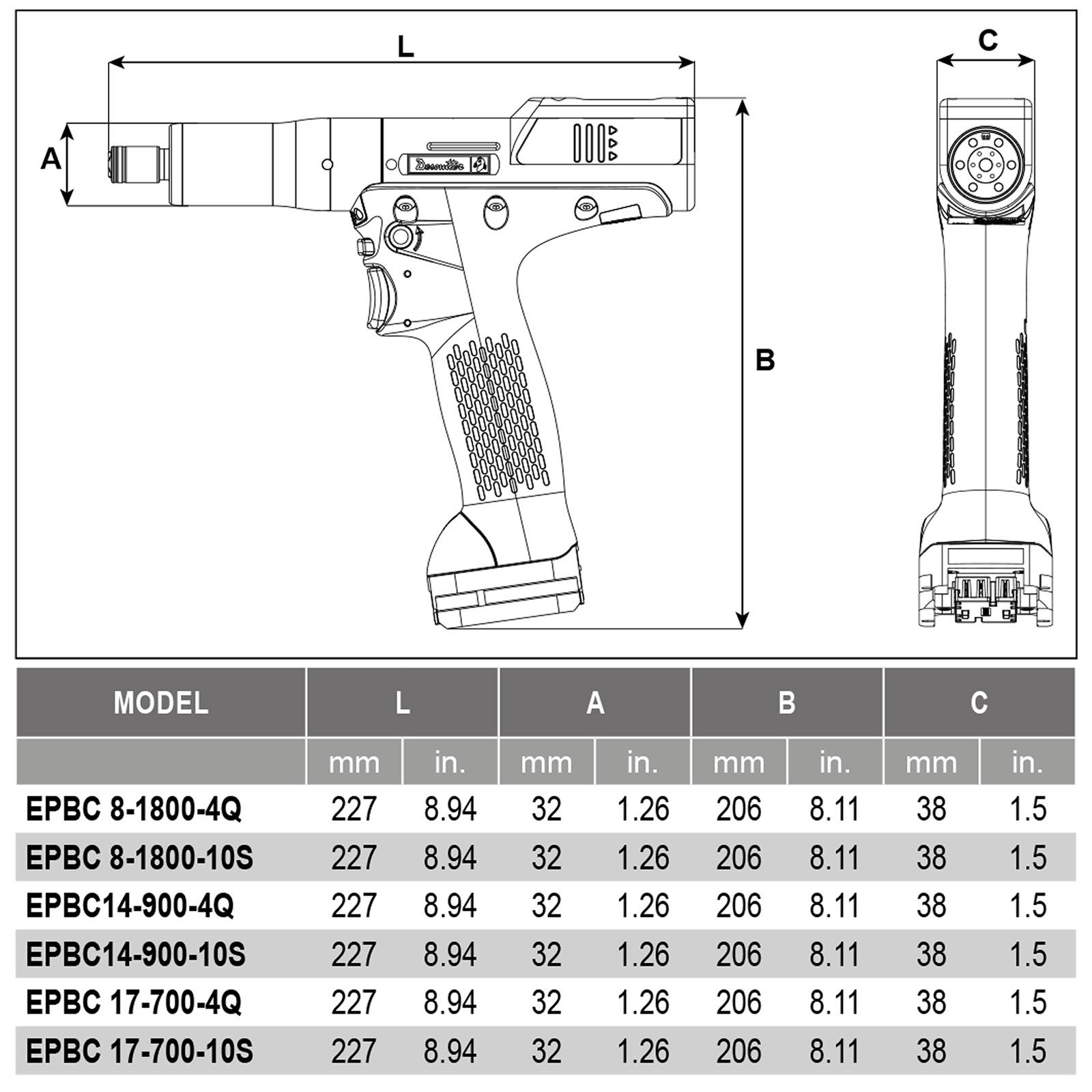 EPBC14-900-10S product photo